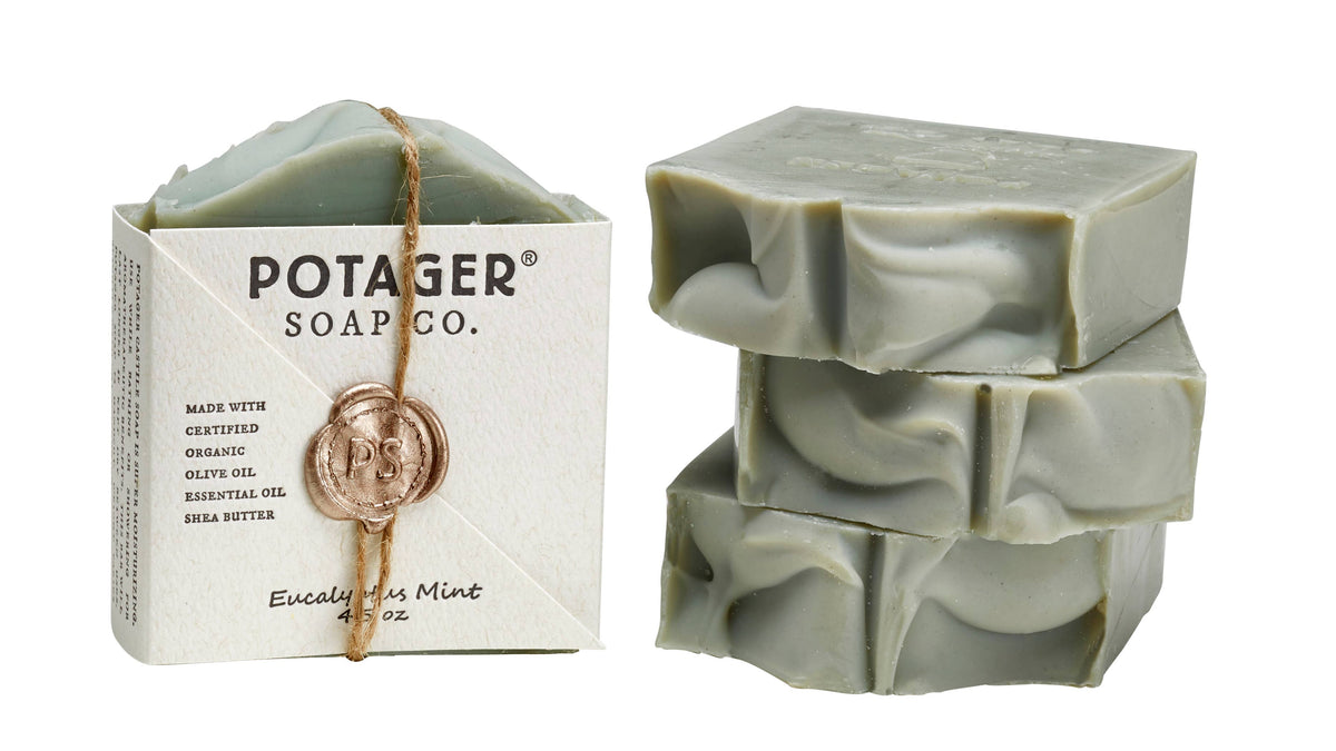 Soap - Eucalyptus Mint Bar Soap - Potager Soap Co