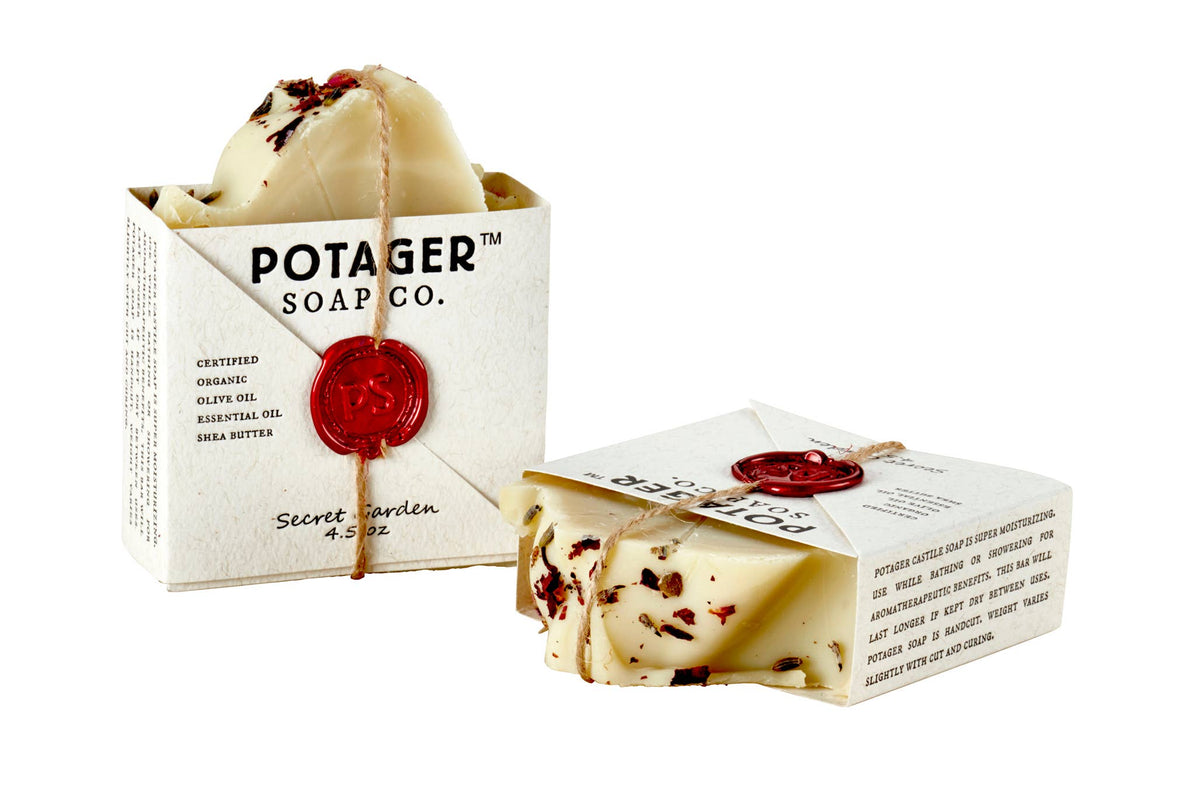 Soap - Secret Garden Scent Bar Soap - Potager Soap Co