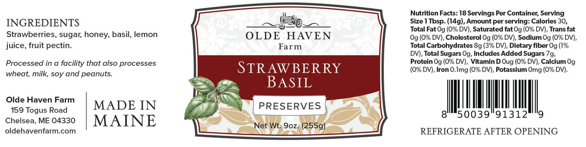 Strawberry Basil Preserves