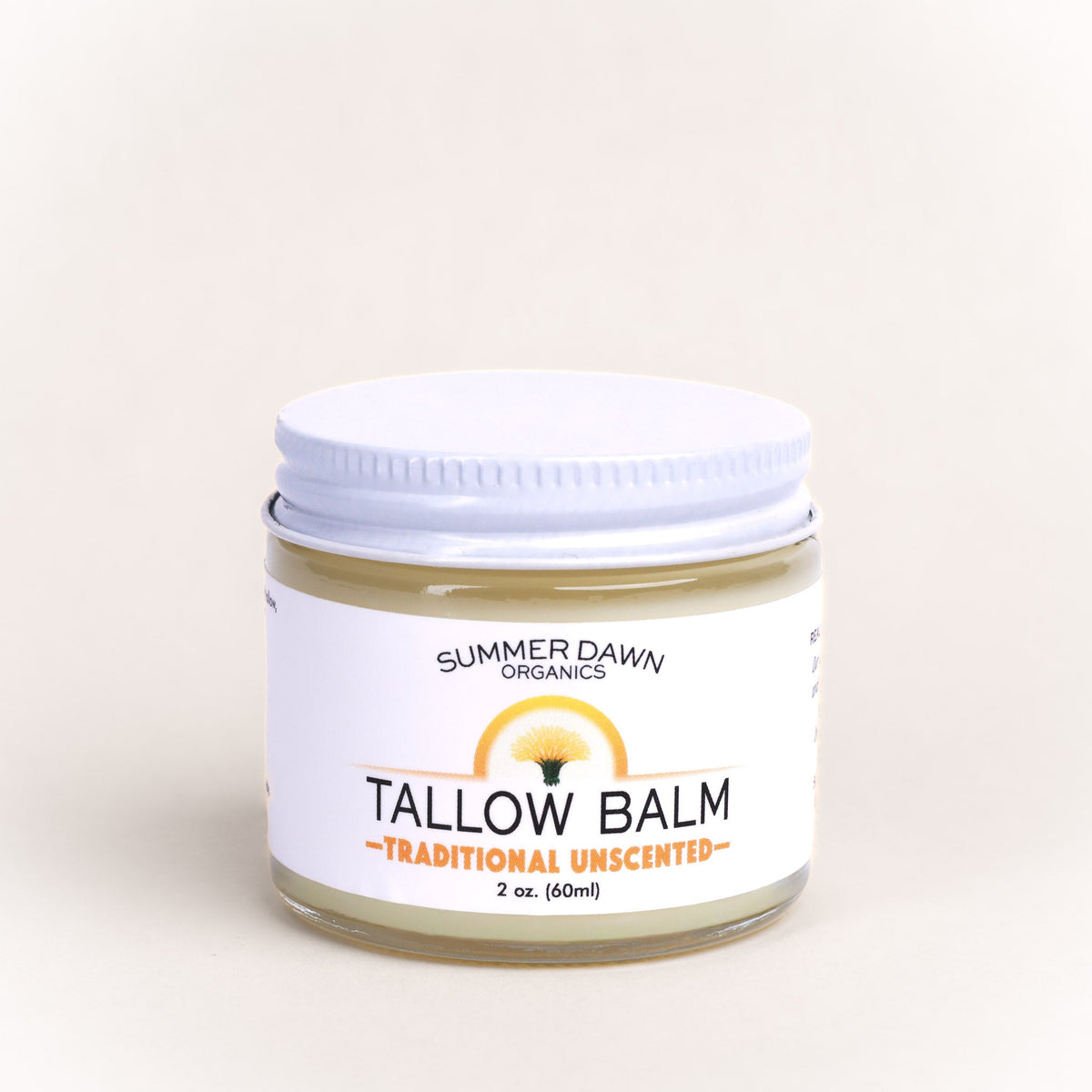 Unscented tallow balm
