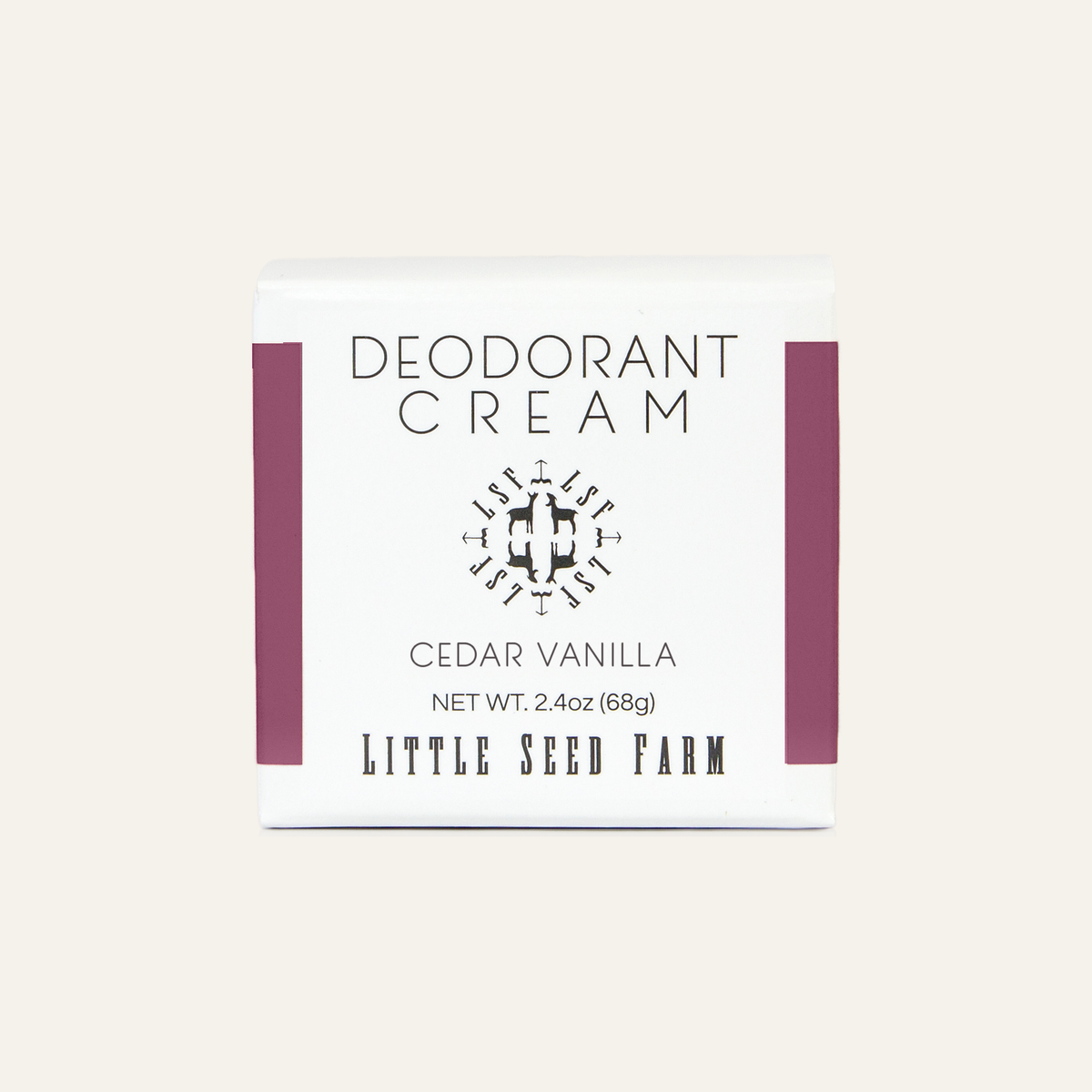 Deodorant Cream, Cedar Vanilla, Little Seed Farm