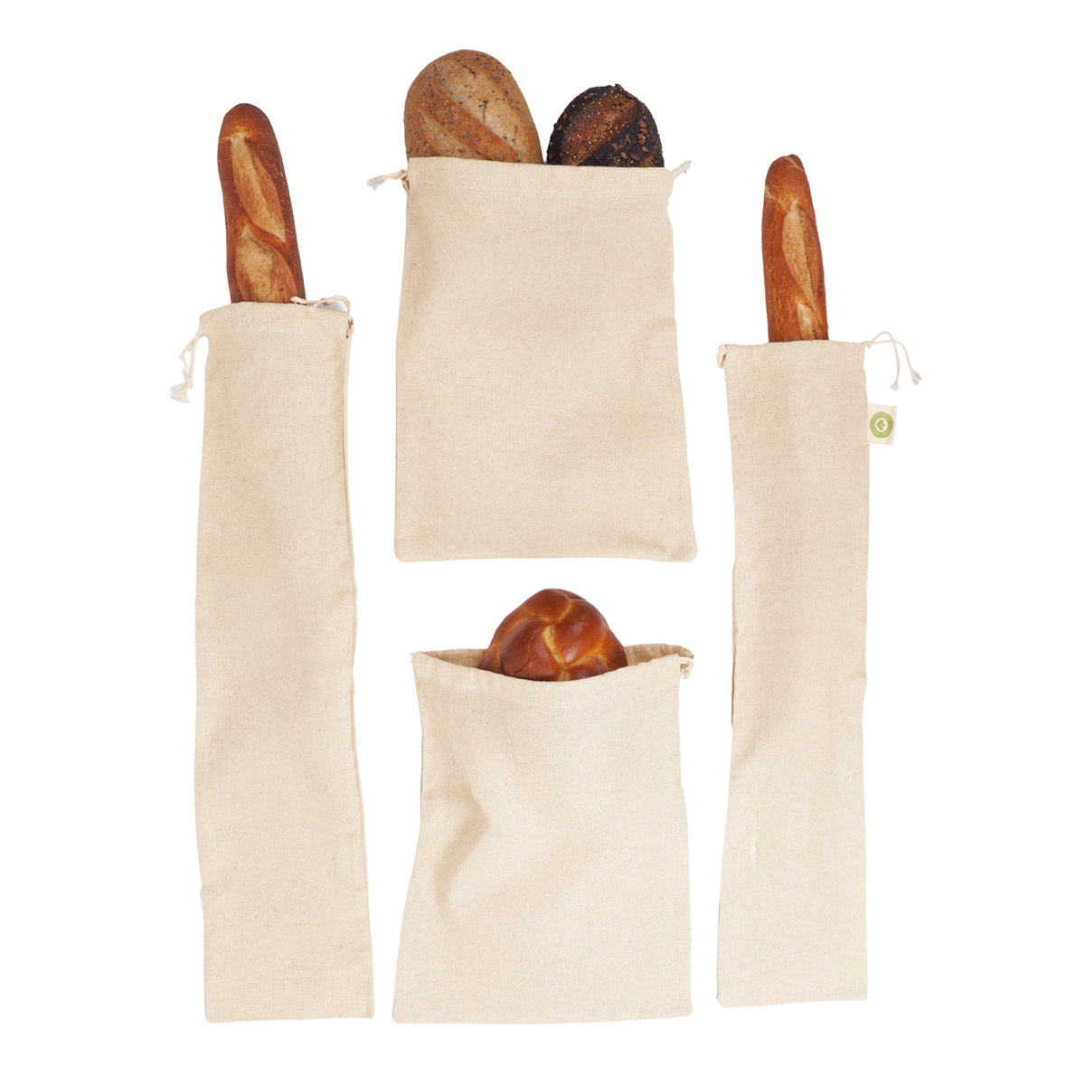 Linen Bread Bags for Sourdough, Baguettes, & Loaves: Loaf Bag (11" x 15")