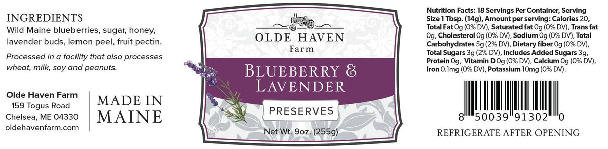 Blueberry Lavender Preserves