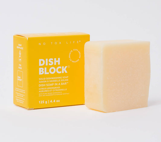 Dish Soap Bar, Citrus Lemongrass (Dish Block), No Tox Life