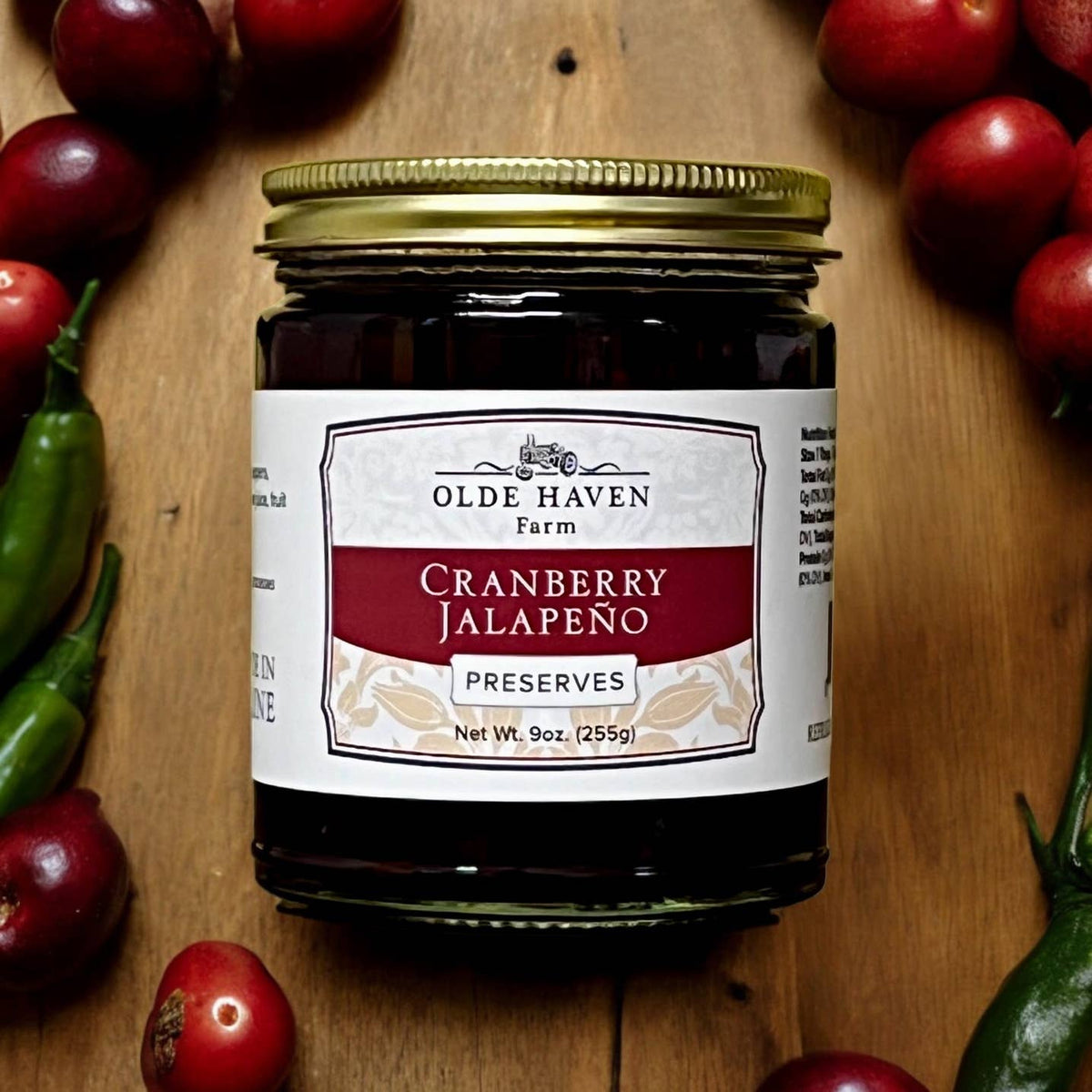 Cranberry Jalapeño Preserves