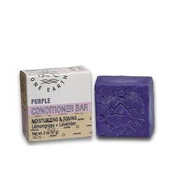 Conditioner Bar, Purple Color Balance, One Earth Body Care