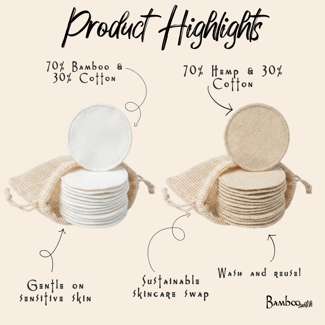 Reusable facial rounds