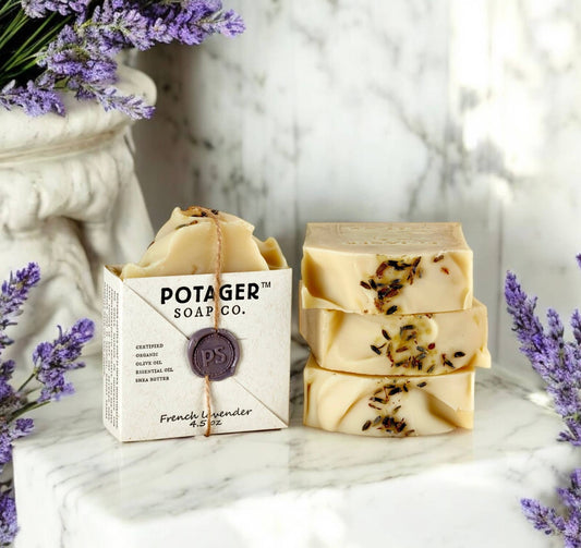Soap - French Lavender Bar Soap - Certified Organic