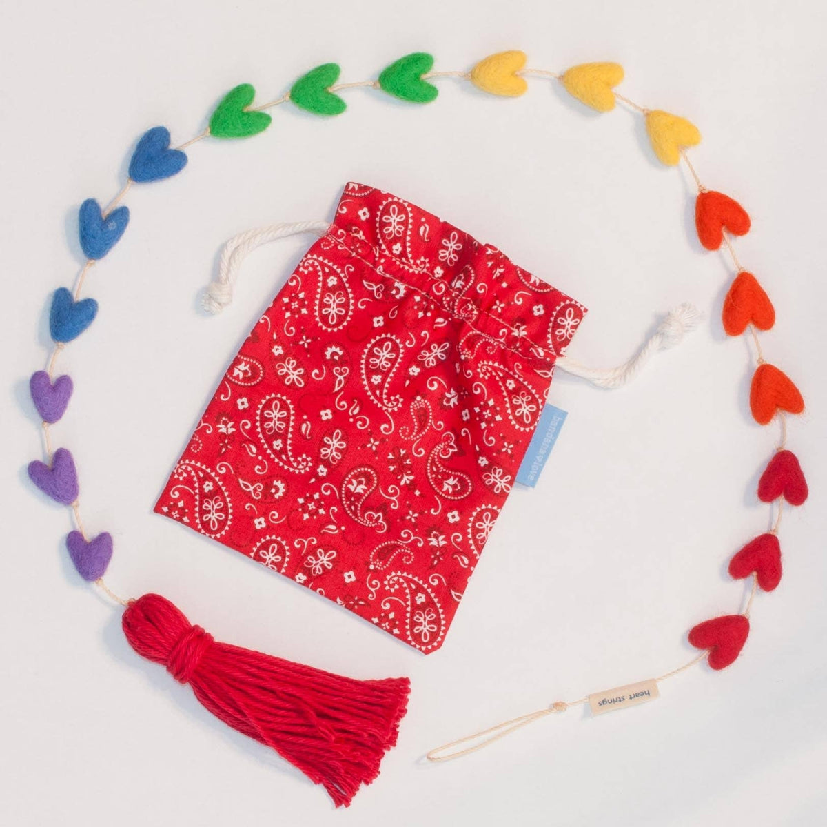 Heart String, Rainbow Hearts, bandana love