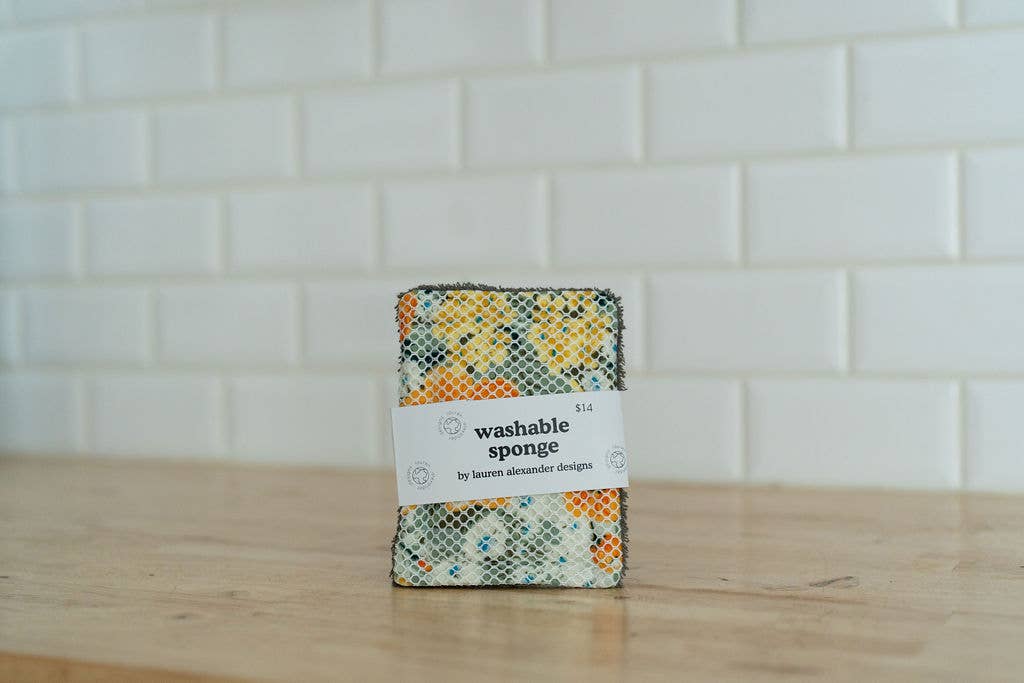 Washable Sponge, Golden Days, Lauren Alexander Designs
