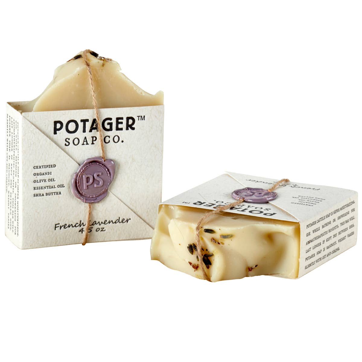 Soap - French Lavender Bar Soap - Certified Organic