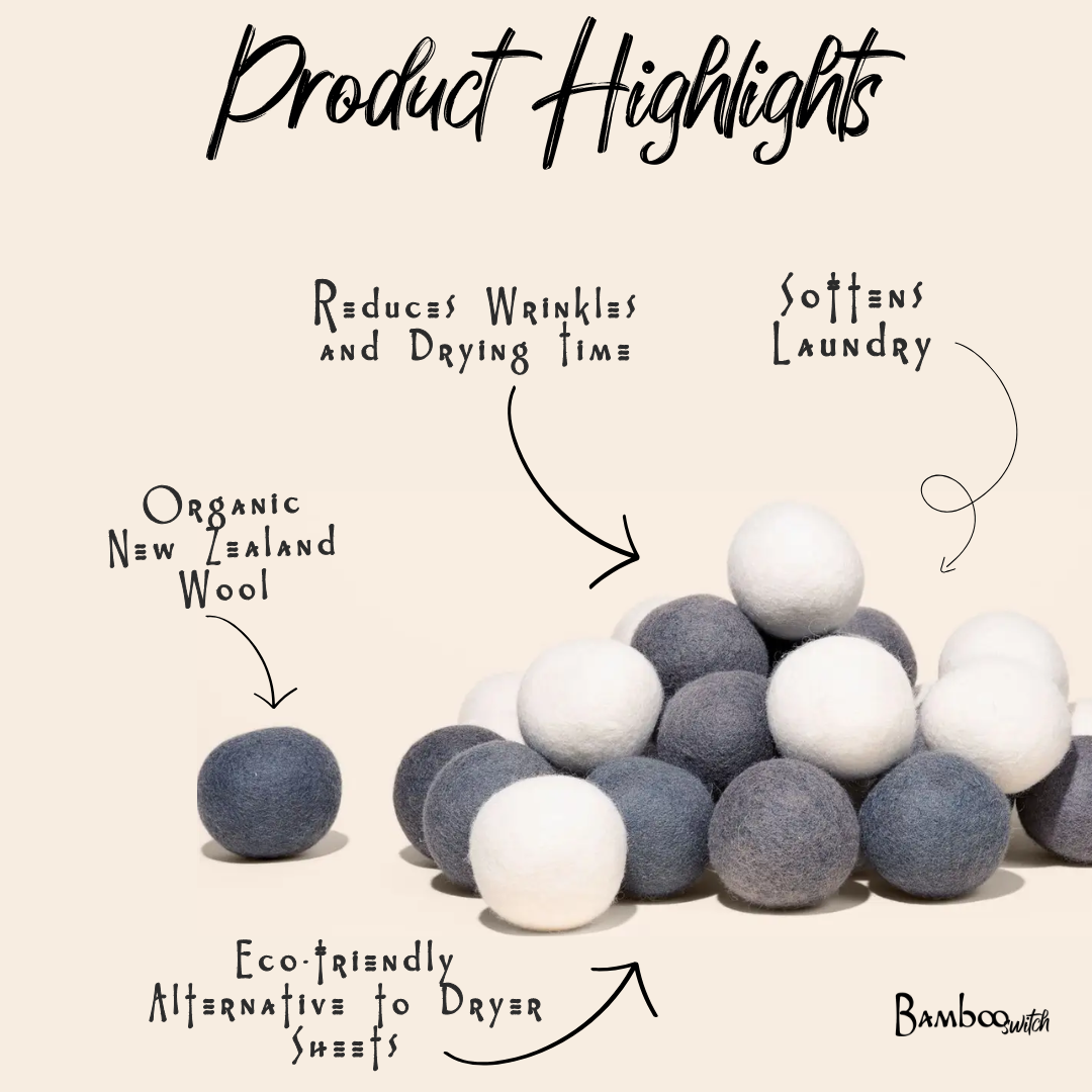 Wool dryer balls
