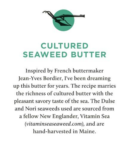 Cultured Butter, Seaweed (8 oz), Ploughgate Creamery
