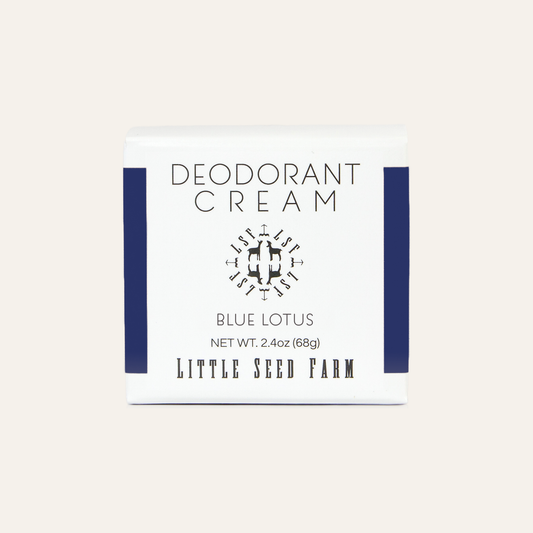 Deodorant Cream, Blue Lotus, Little Seed Farm