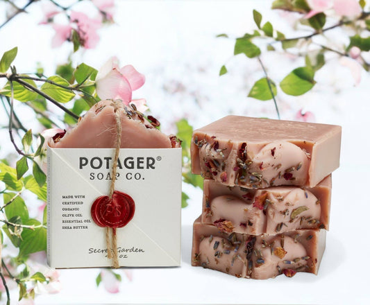 Soap - Secret Garden Bar Soap – Certified Organic - Potager