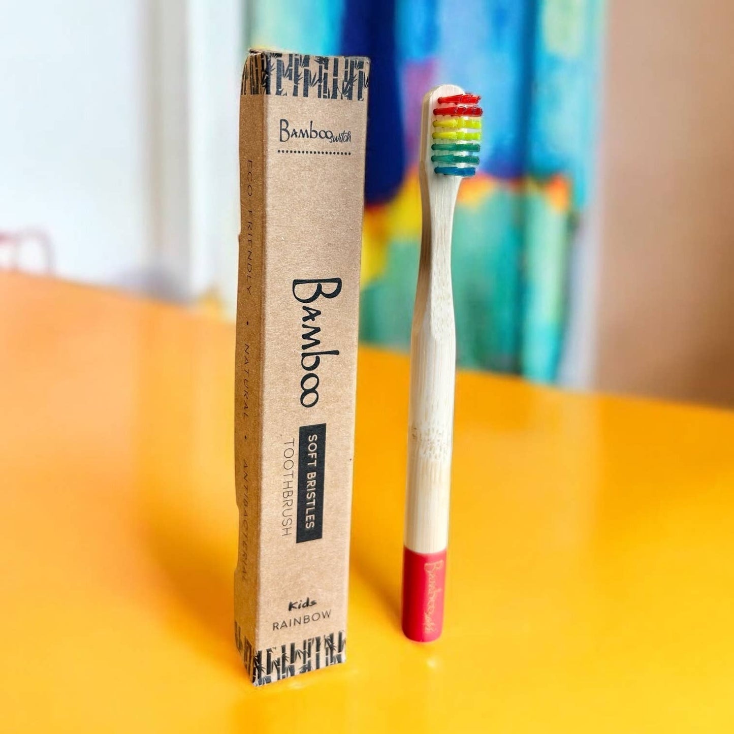 Bamboo Kids Toothbrush | Rainbow | Summer Bestseller