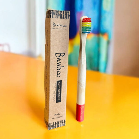 Bamboo Kids Toothbrush | Rainbow | Summer Bestseller