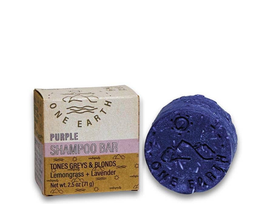 Shampoo Bar, Purple Color Balance, One Earth Body Care