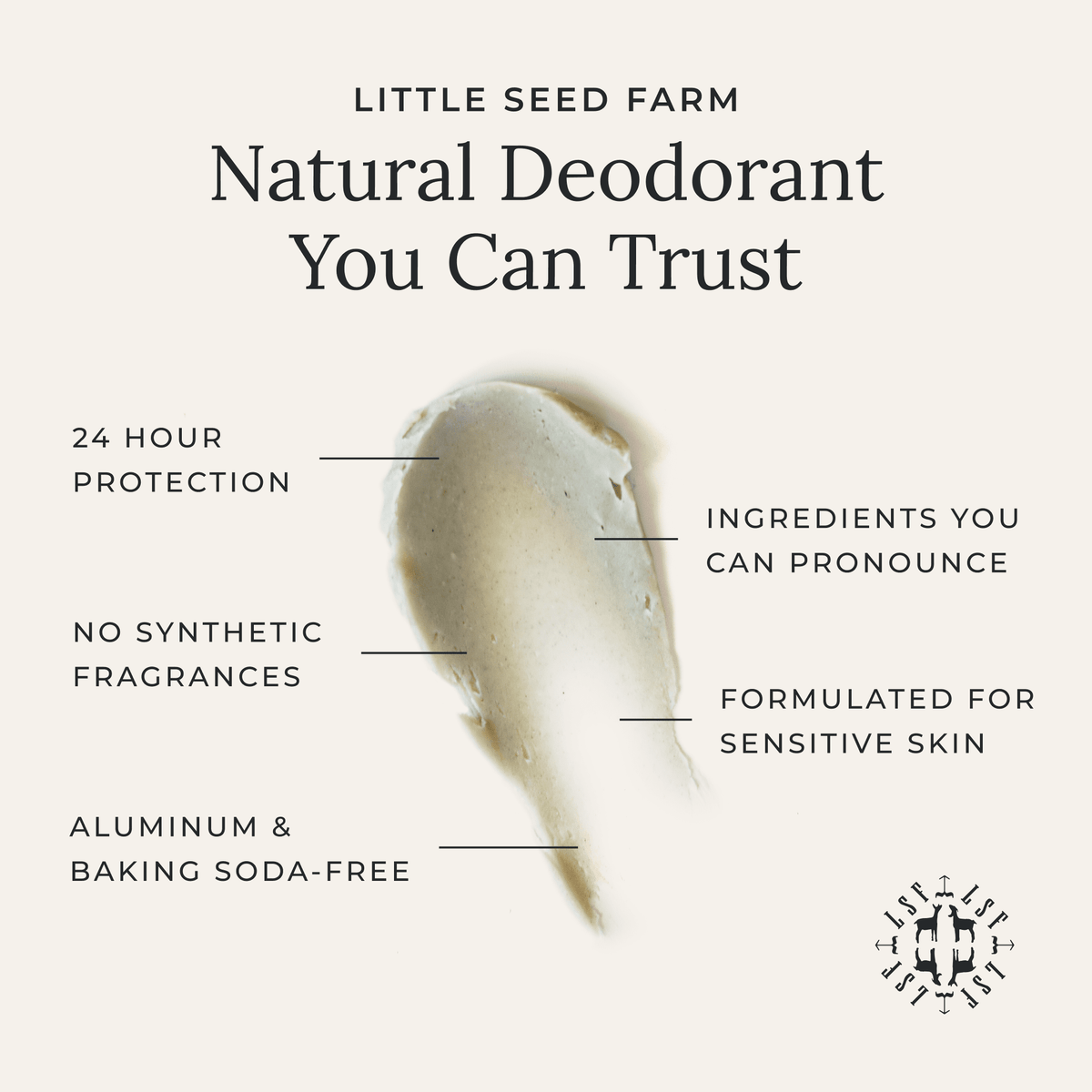 Activated Charcoal Deodorant Cream