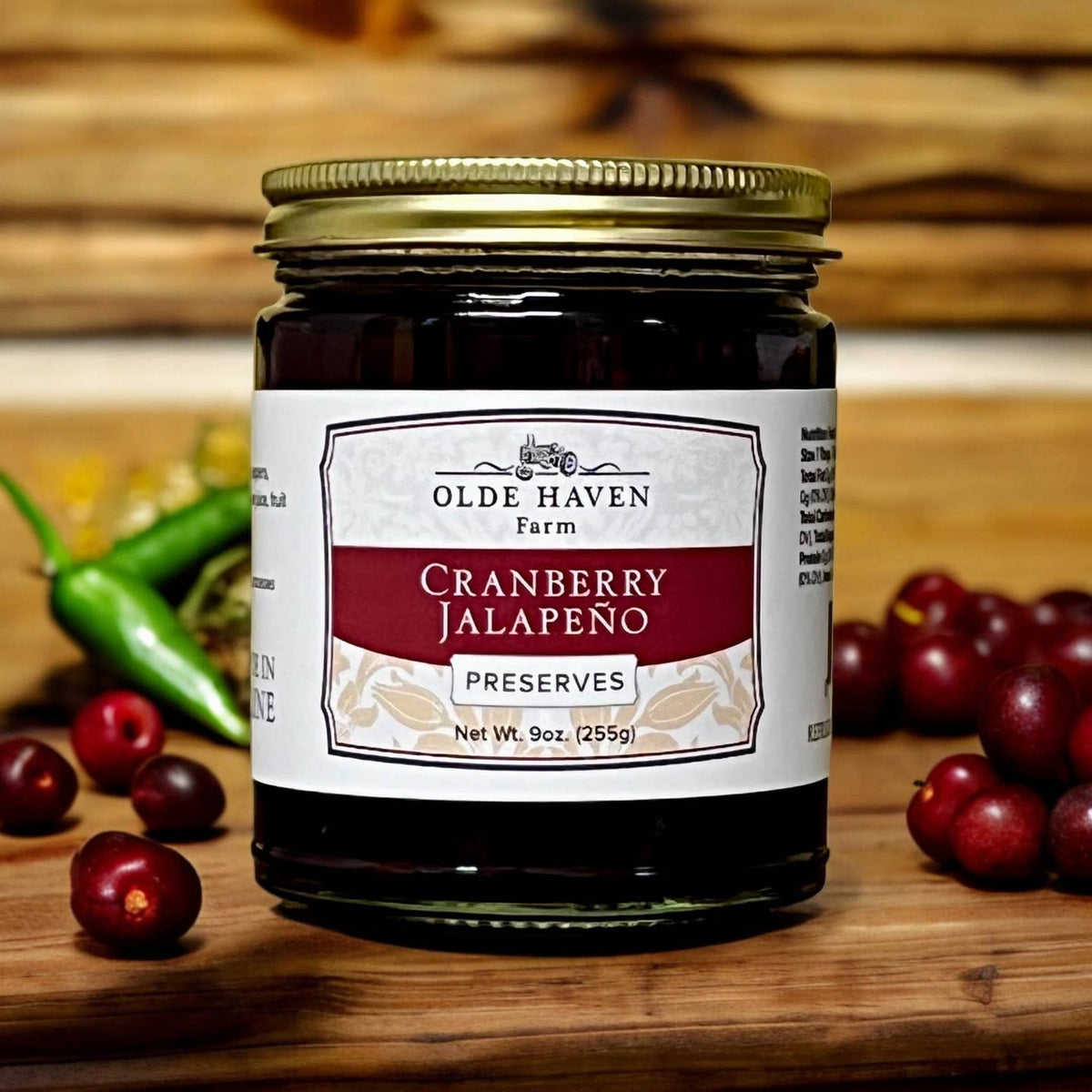 Cranberry Jalapeño Preserves