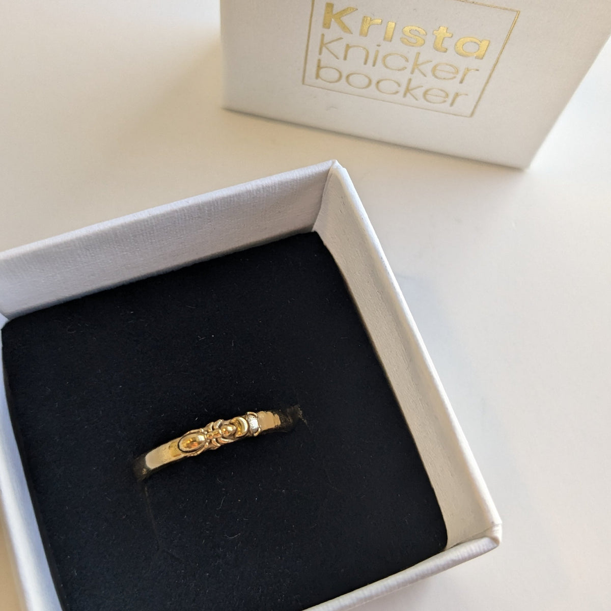 Ant Stacker Ring, Krista Knickerbocker Designs