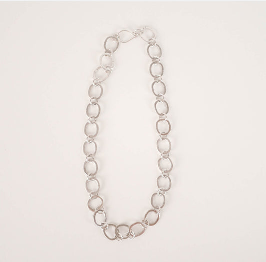 Chunky Chain Necklace in sterling silver, Krista Knickerbocker Designs