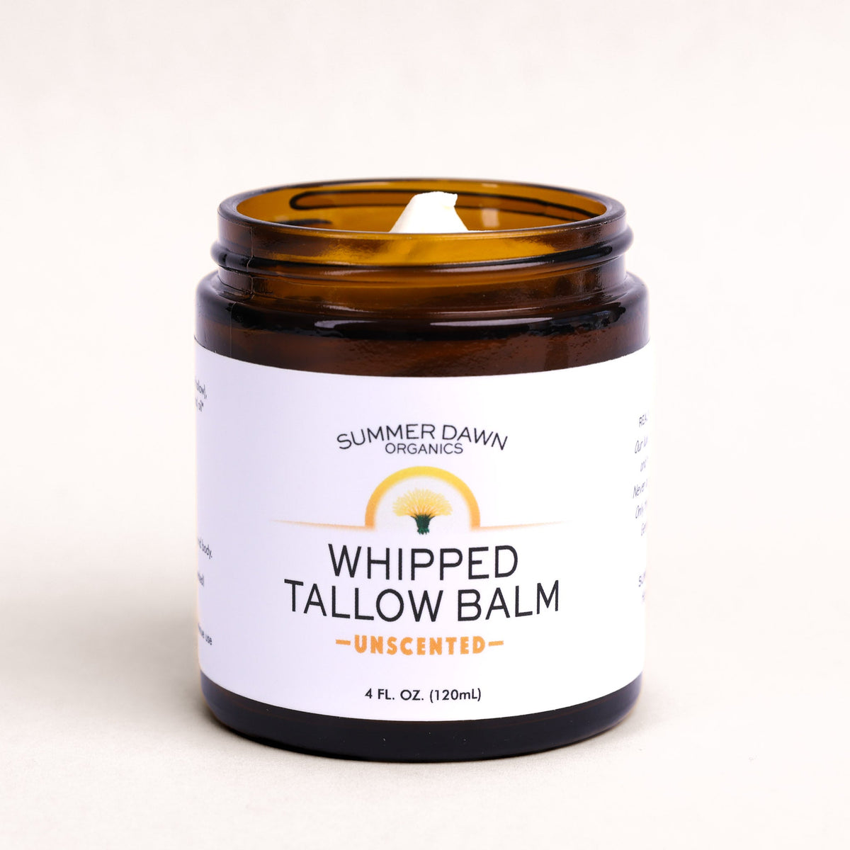 Summer Dawn Organics whipped tallow, unscented