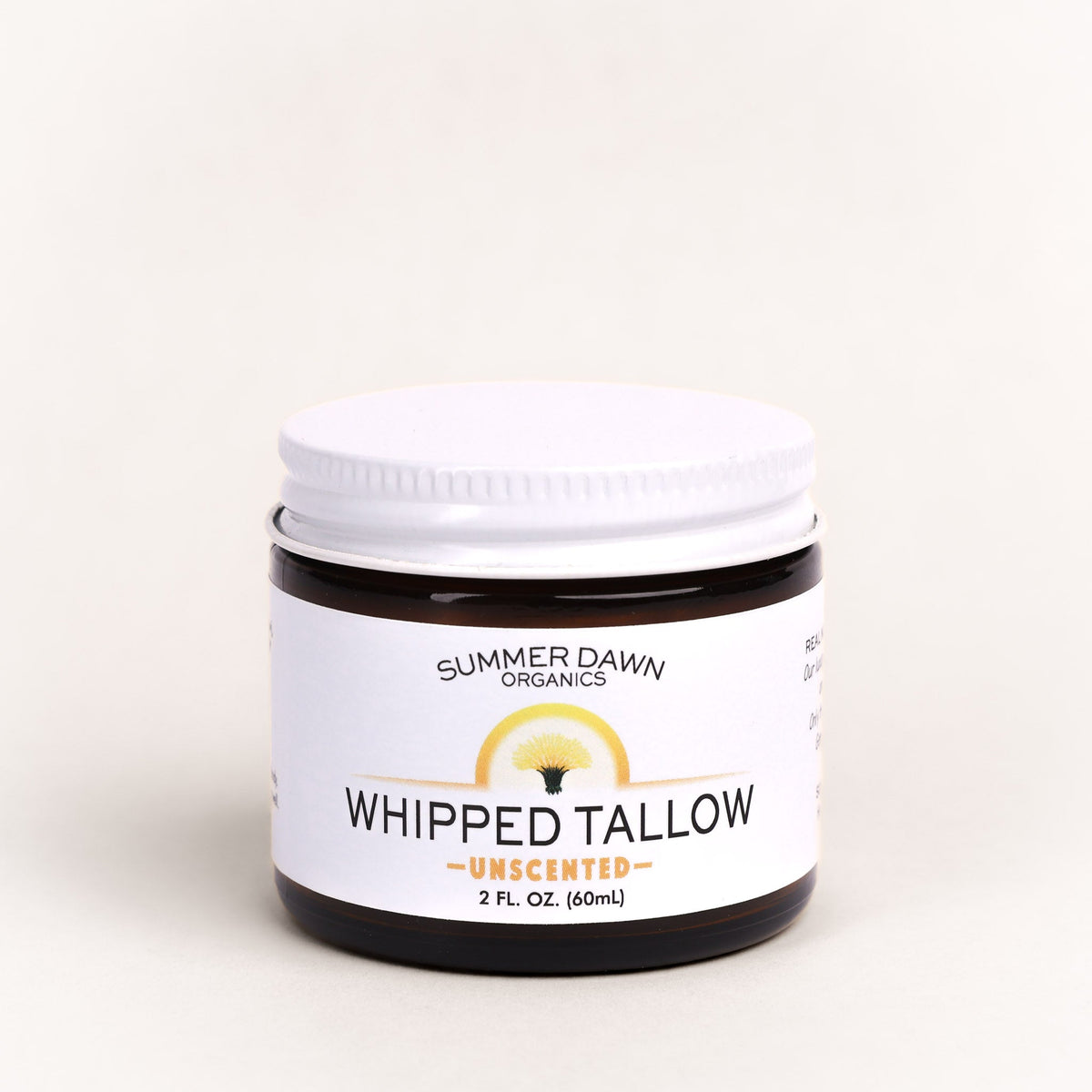 Whipped tallow, unscented