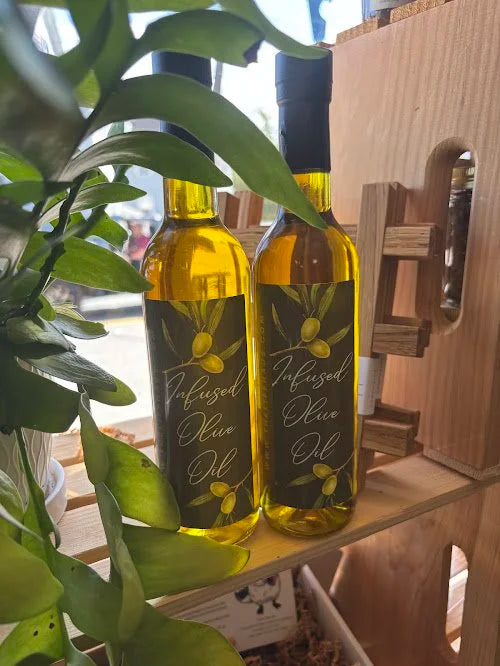 Lifehaus infused olive oil bottles