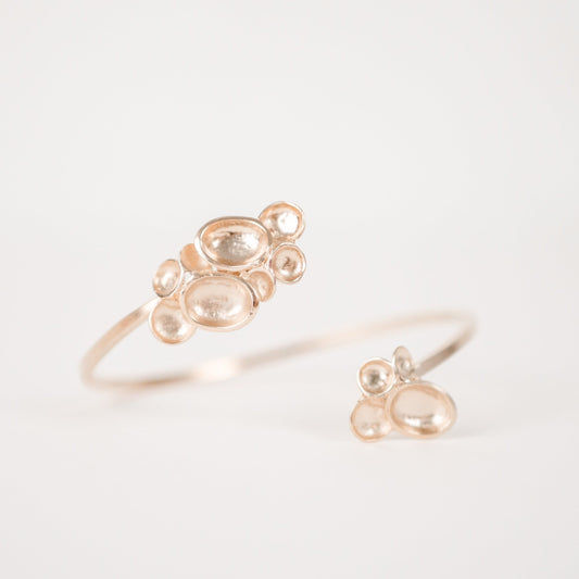 Tidepool Cuff Bracelet in 14k gold vermeil, Krista Knickerbocker Designs
