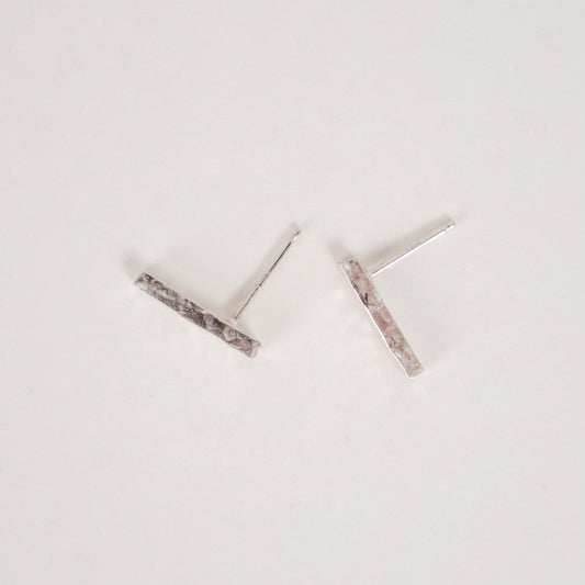 Hammered Bar Earrings, Krista Knickerbocker Designs