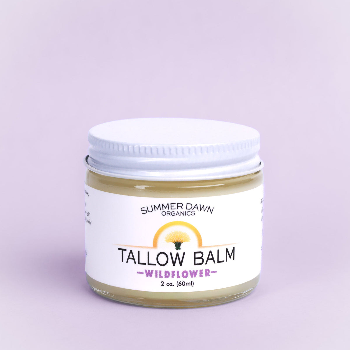 Wildflower tallow balm, capped