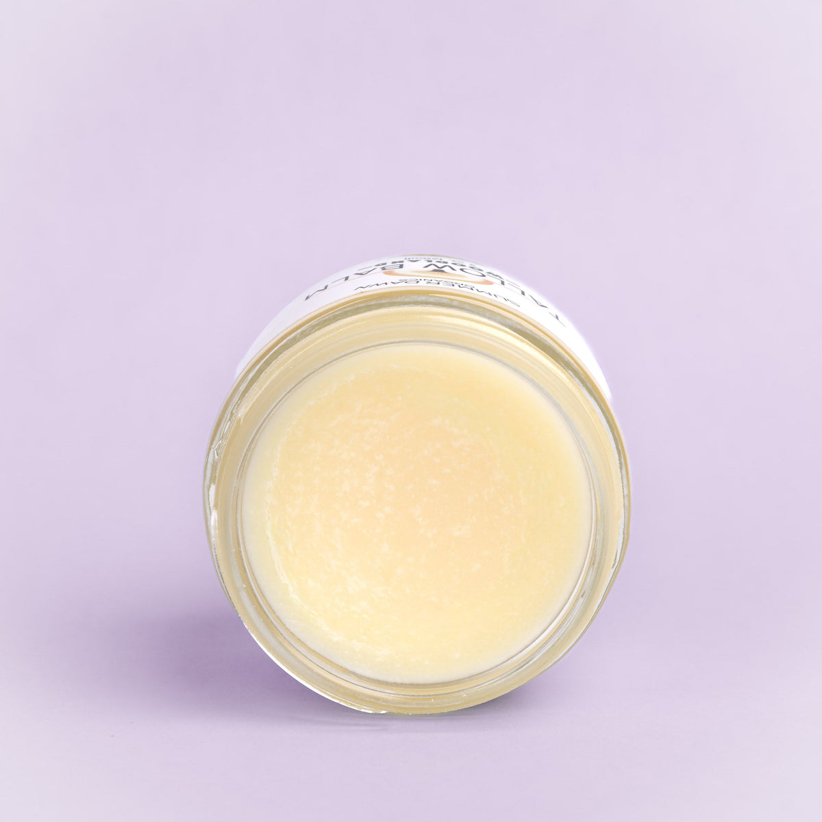 Wildflower tallow balm, open jar