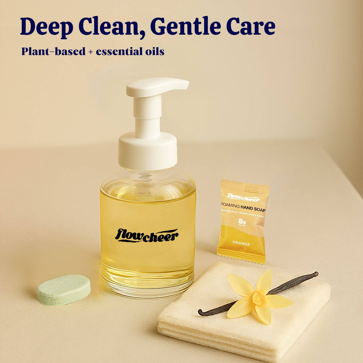 Foaming Hand Soap Tablets, 3-Scent Bundle, Flowcheer