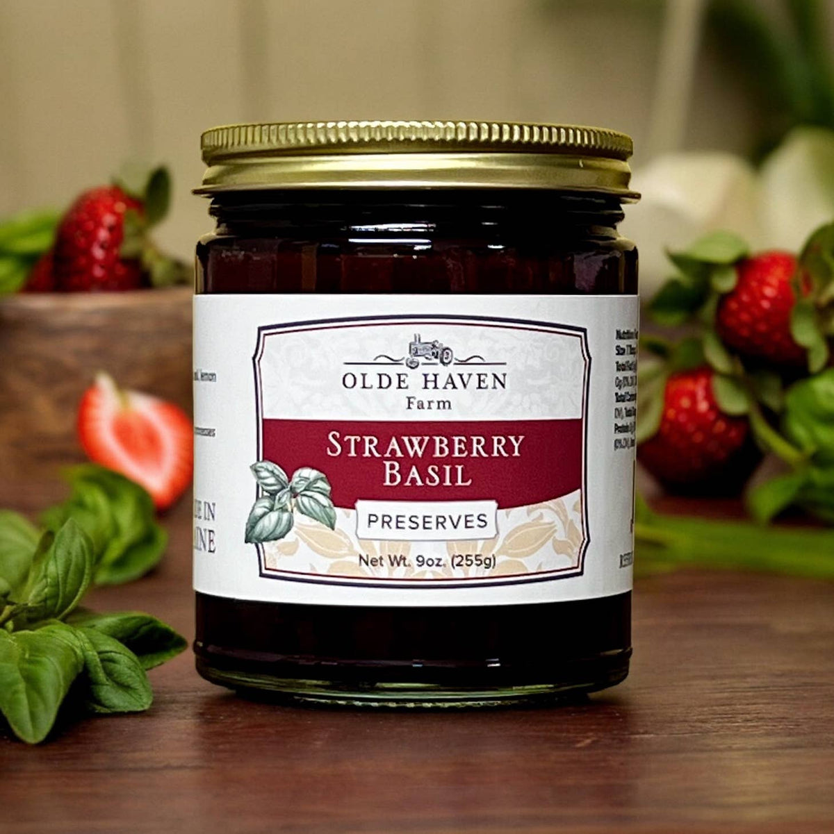 Strawberry Basil Preserves