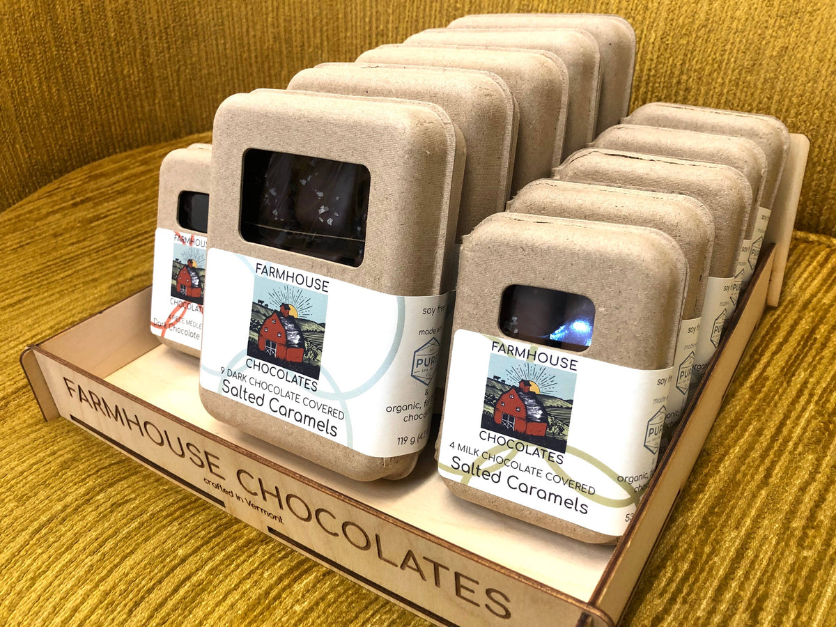 4 Piece Milk Chocolate Covered Salted Caramels