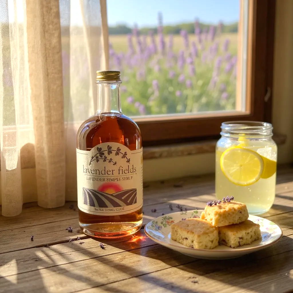 Simple Syrup, Lavender, Lavender Fields at Pumpkin Blossom Farm