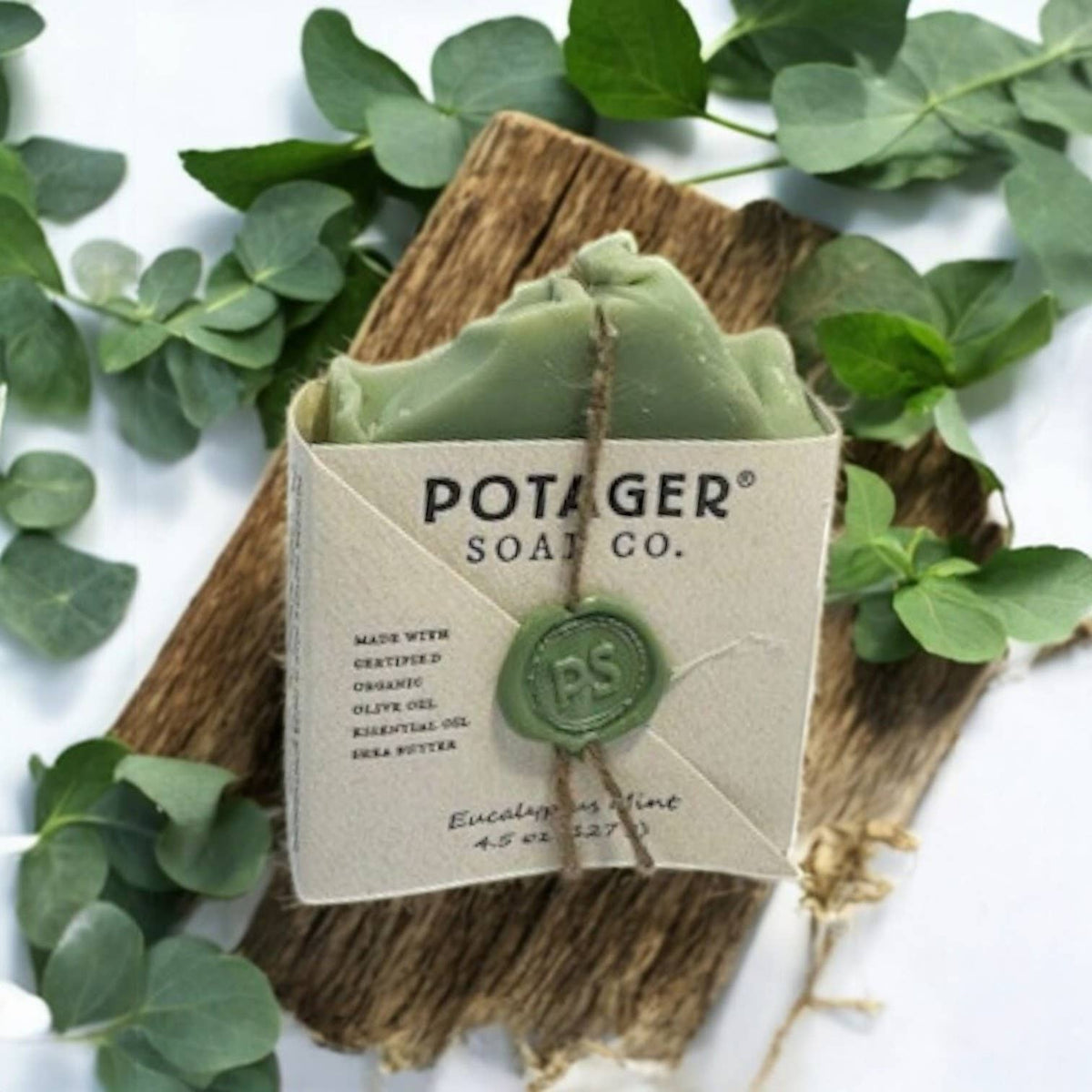 Soap - Eucalyptus Mint Bar Soap - Potager Soap Co