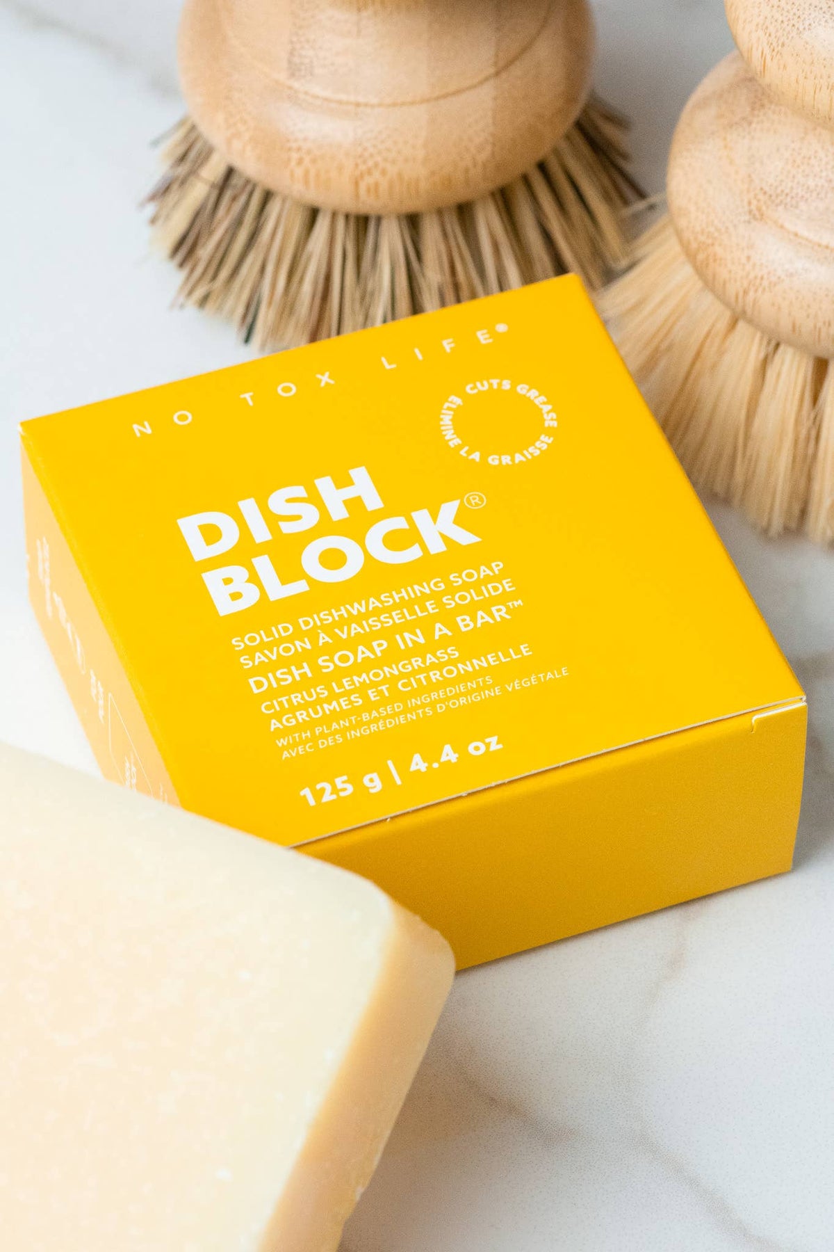 Dish Soap Bar, Citrus Lemongrass (Dish Block), No Tox Life