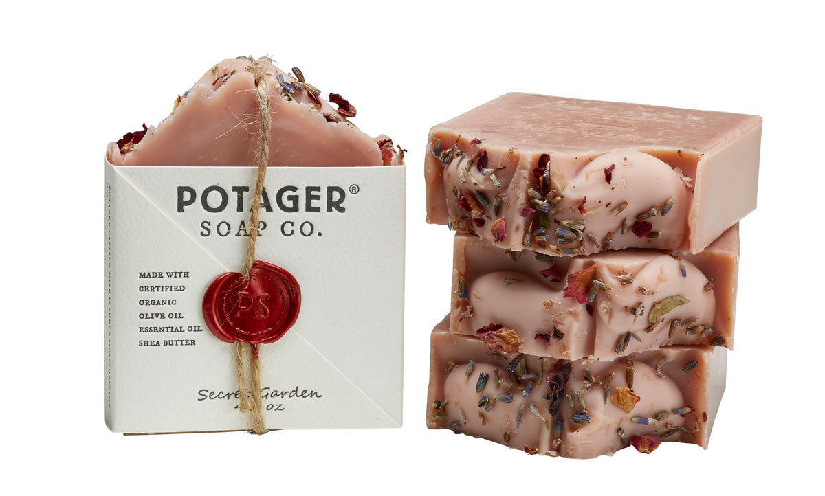 Soap - Secret Garden Bar Soap – Certified Organic - Potager