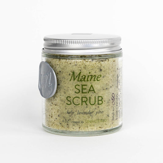 Sea Scrub, Maine, Unfiltered Skin Care
