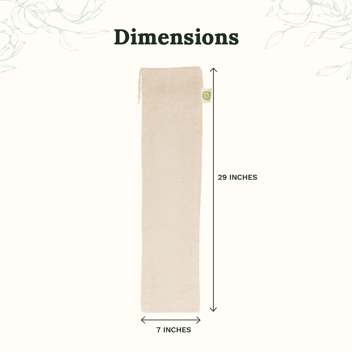 Linen Bread Bags for Sourdough, Baguettes, & Loaves: Loaf Bag (11" x 15")