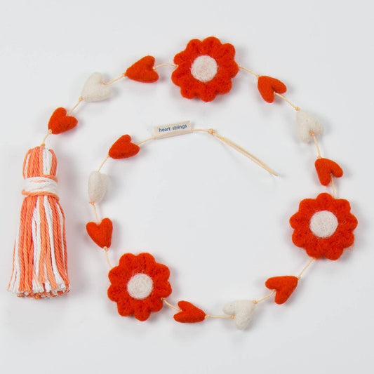 Heart String, Orange Daisies, bandana love