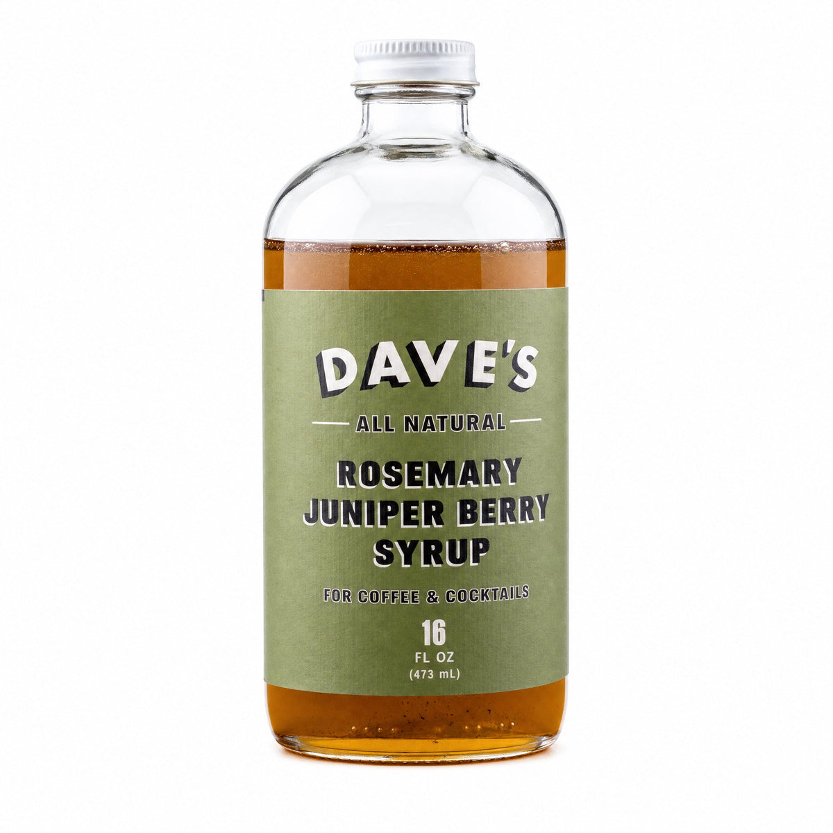 Dave's Coffee Rosemary Juniper Berry Syrup