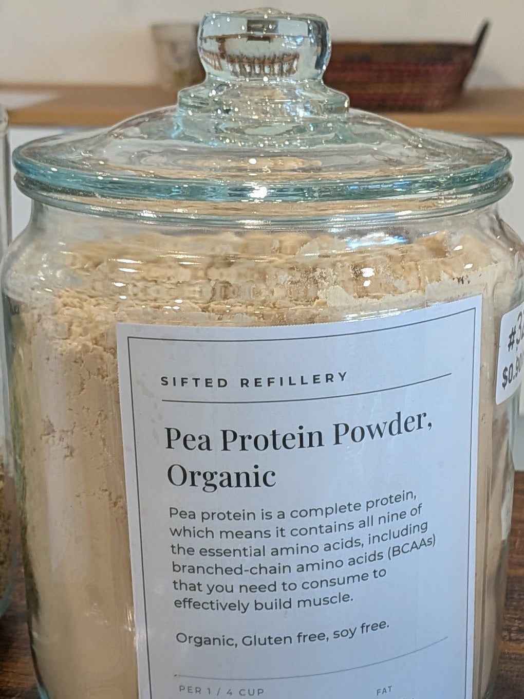 Pea Protein Powder, Organic in the Sifted Refillery bulk bin